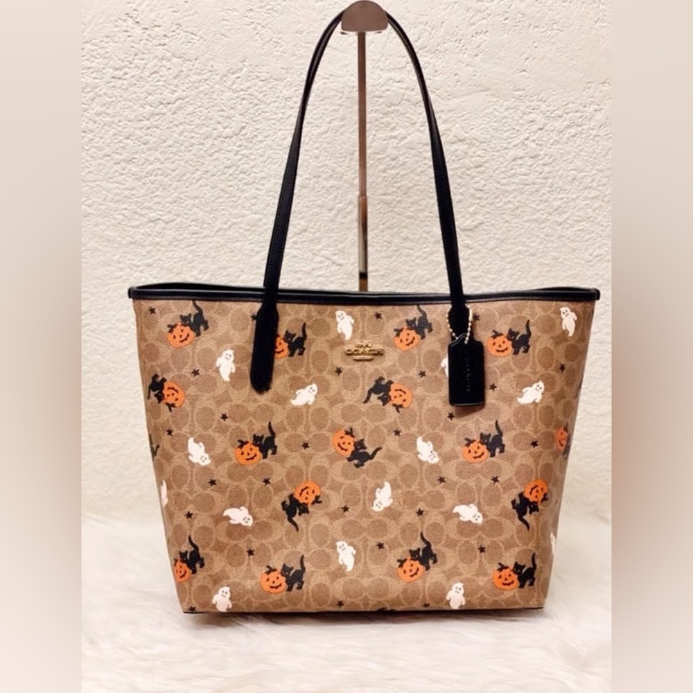 Coach 2024 Halloween City Tote